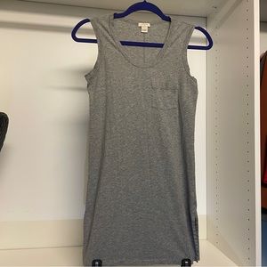 J. Crew cotton t-shirt tank dress